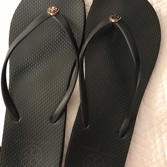 Tory Burch Shoes - Tory Burch Classic Black Flip Flops